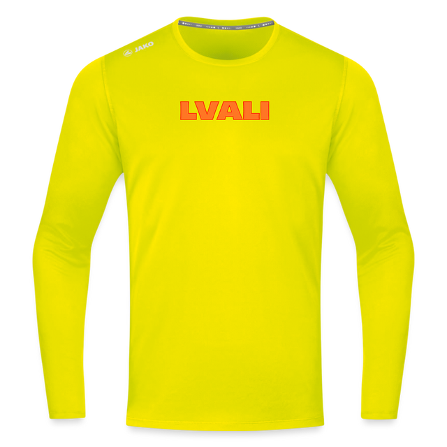 LVALI Autumn (JAKO) Long Sleeve Run 2.0 - neon yellow