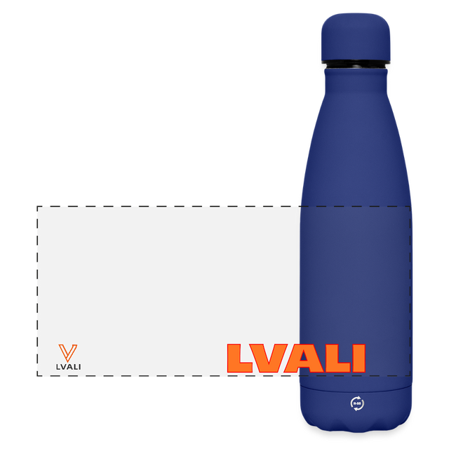 SOFT TOUCH Insulated Water Bottle 500 ml - dark blue 