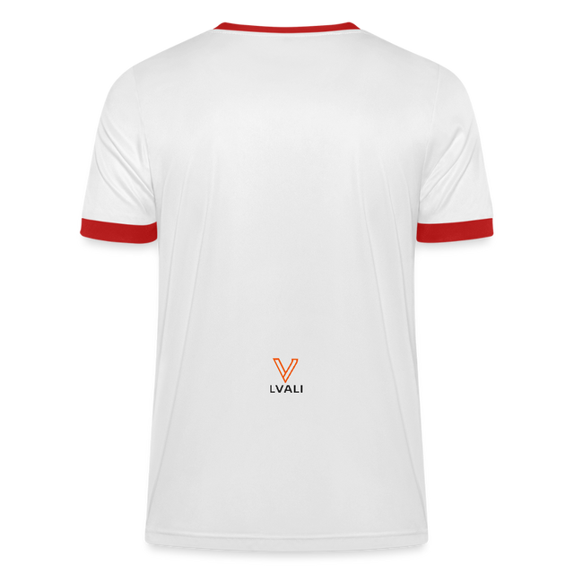 LVALI VL Hip Erima Unisex Retro Star Jersey - white/red