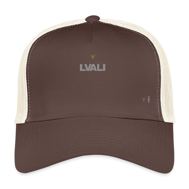 LVALI STACK Trucker Cap - brown/beige