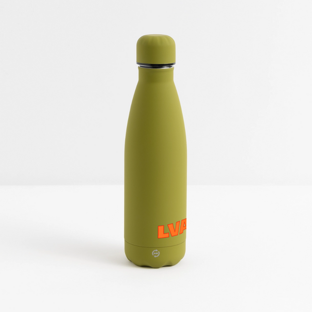 SOFT TOUCH Insulated Water Bottle 500 ml - olive green 