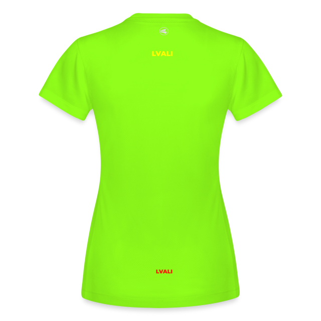 LVALI Bright 2 JAKO Woman's T-Shirt Run 2.0 - neon green