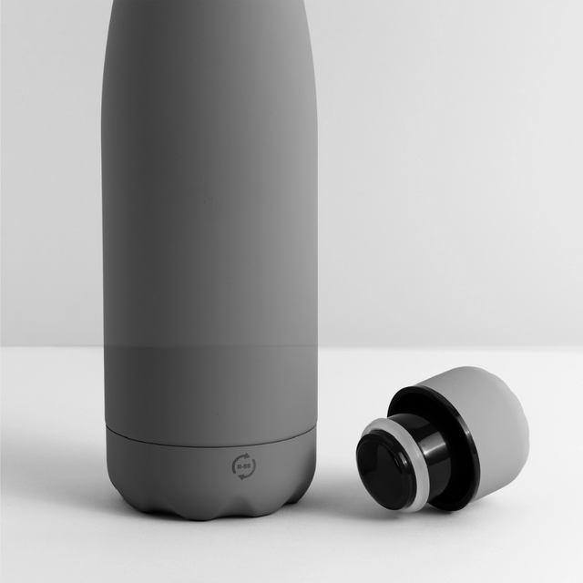 SOFT TOUCH Insulated Water Bottle 500 ml - grey