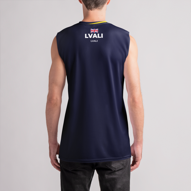 LVALI Brit Gold Mens Muscle Tank