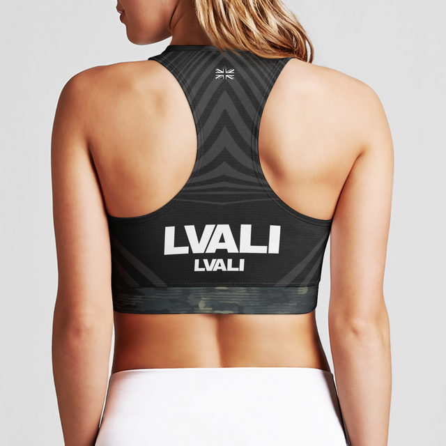 LVALI GI Vest Womens Zipup Sports Bra