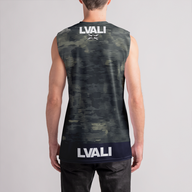 LVALI Camo Muscle Vest Mens Muscle Tank