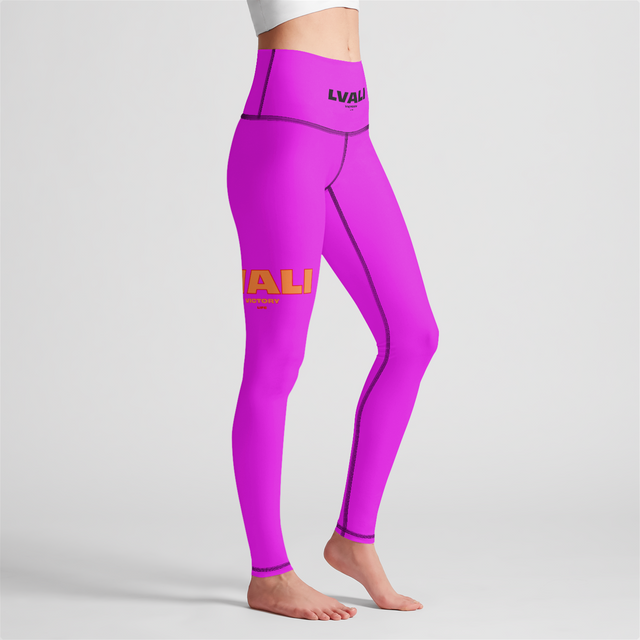 LVALI Bright Neon P High Waist Legging