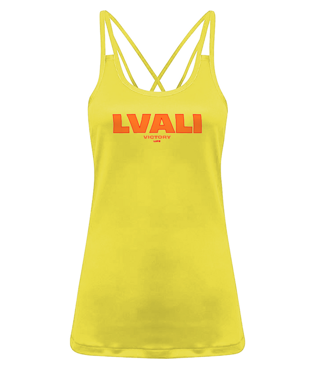 Women's TriDri® 'Laser Cut' Spaghetti Strap Vest VICTORY even tighter spacing