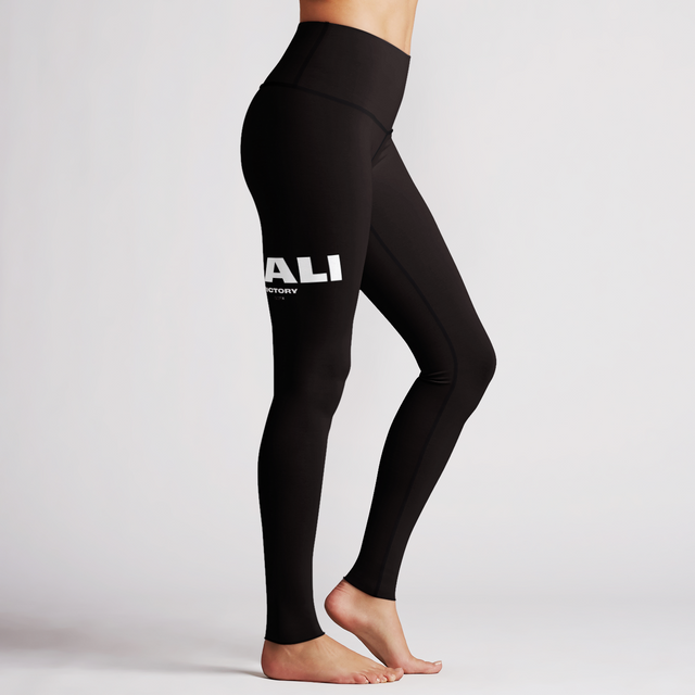 LVALI Black High Waist Reversible Legging