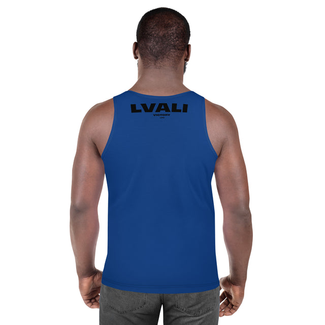 LVALI Tall Blue Eyes Unisex Tank Top