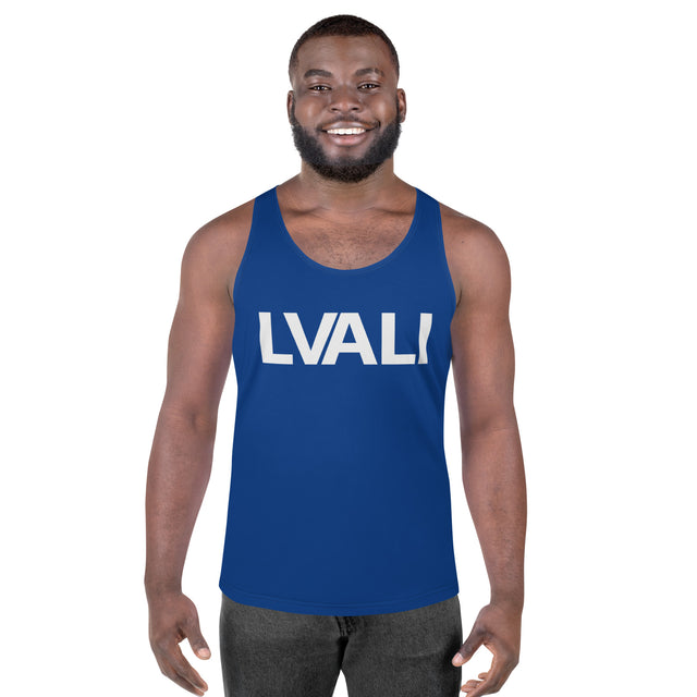 LVALI Tall Blue Eyes Unisex Tank Top