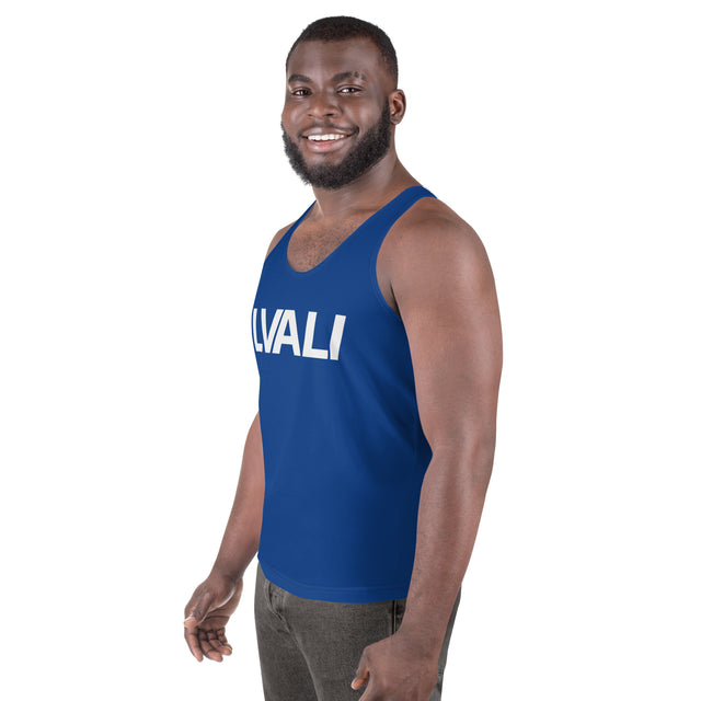 LVALI Tall Blue Eyes Unisex Tank Top