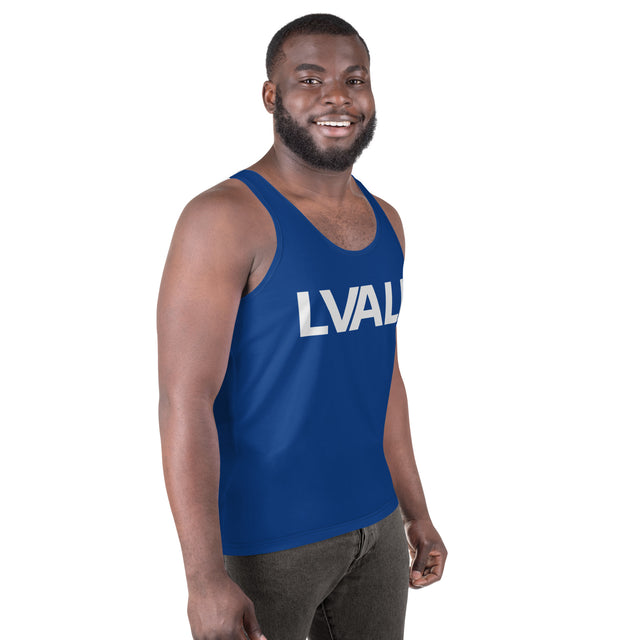 LVALI Tall Blue Eyes Unisex Tank Top