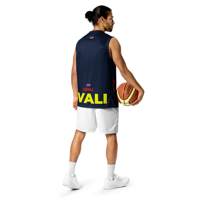 LVALI Brit unisex basketball jersey