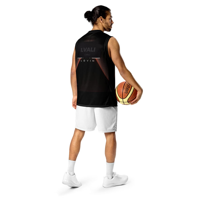 Recycled unisex basketball jersey