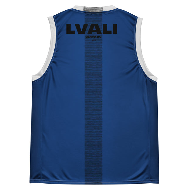 LVALI Blue Eyes  unisex basketball jersey