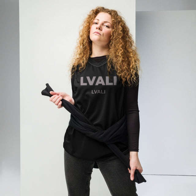 LVALI BOLD Recycled unisex basketball jersey