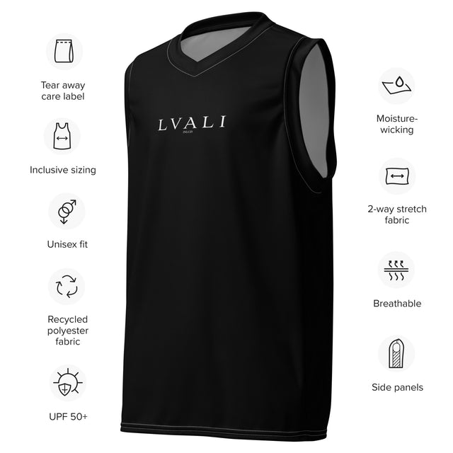 LVALI unisex basketball jersey