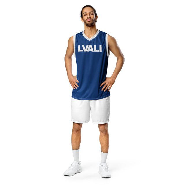 LVALI Blue Eyes  unisex basketball jersey