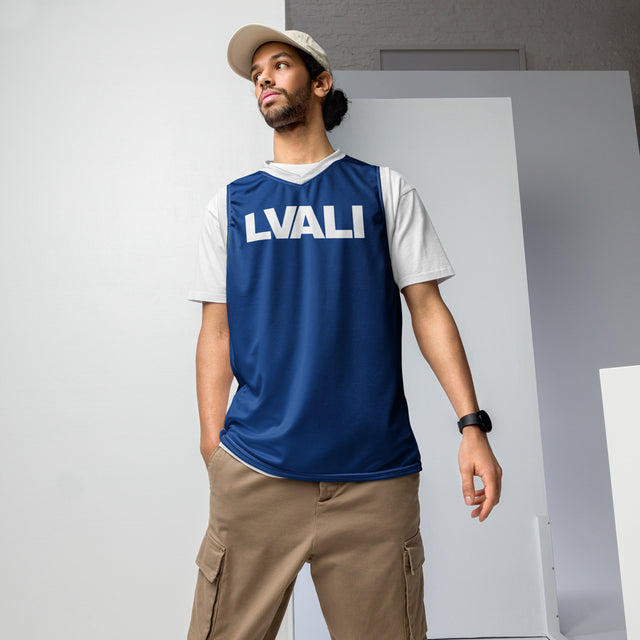 LVALI Blue Eyes  unisex basketball jersey