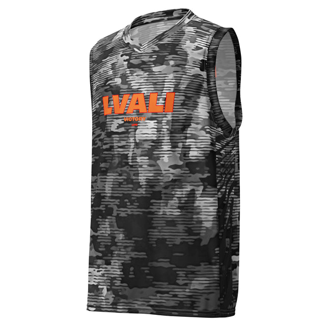 LVALI GI BW Recycled unisex basketball jersey