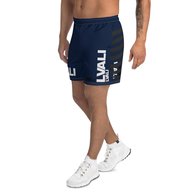 LVALI Blue eyes Unisex Athletic Long Shorts