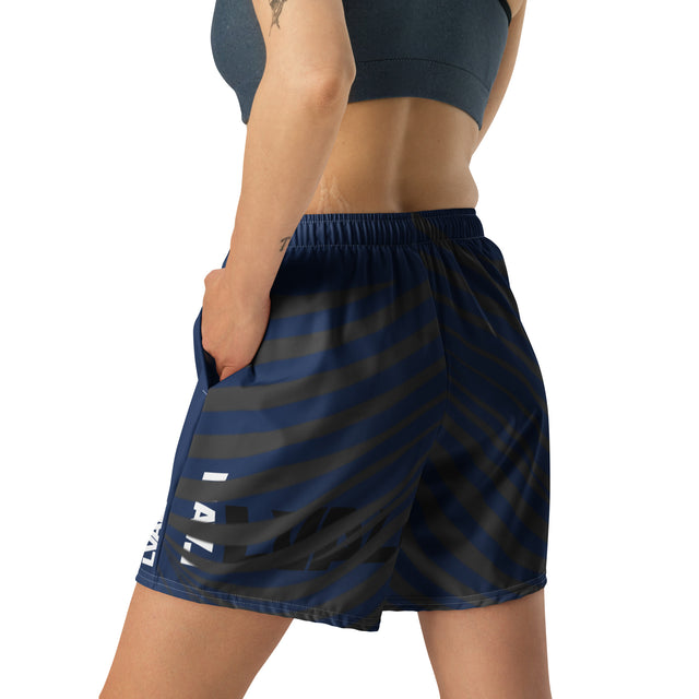 LVALI Blue eyes Unisex Athletic Long Shorts