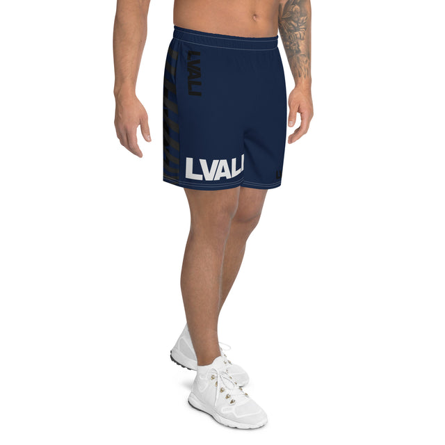 LVALI Blue eyes Unisex Athletic Long Shorts