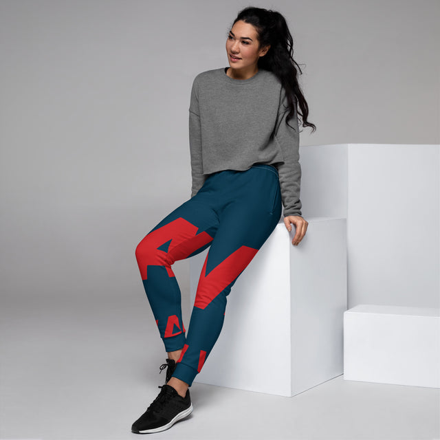 LVALI Red Women's Joggers