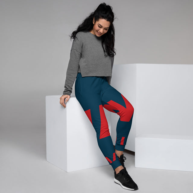 LVALI Red Women's Joggers