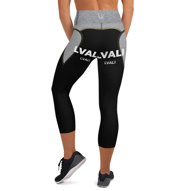 LVALI Swank Yoga Capri Leggings