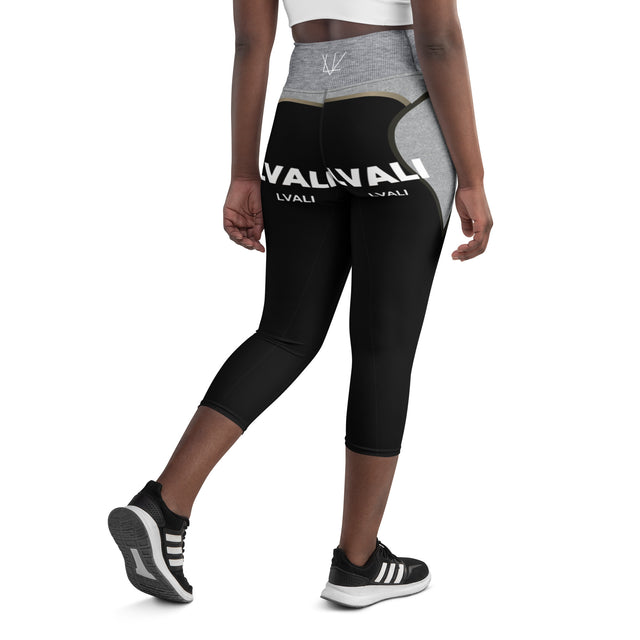 LVALI Swank Yoga Capri Leggings