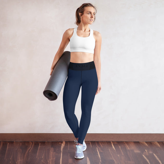 LVALI Blue Yoga Leggings