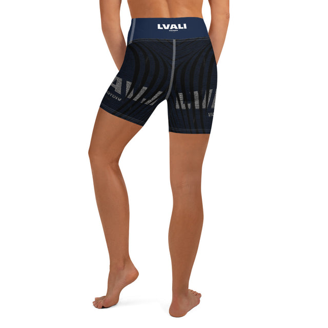 LVALI Blue Yoga Shorts