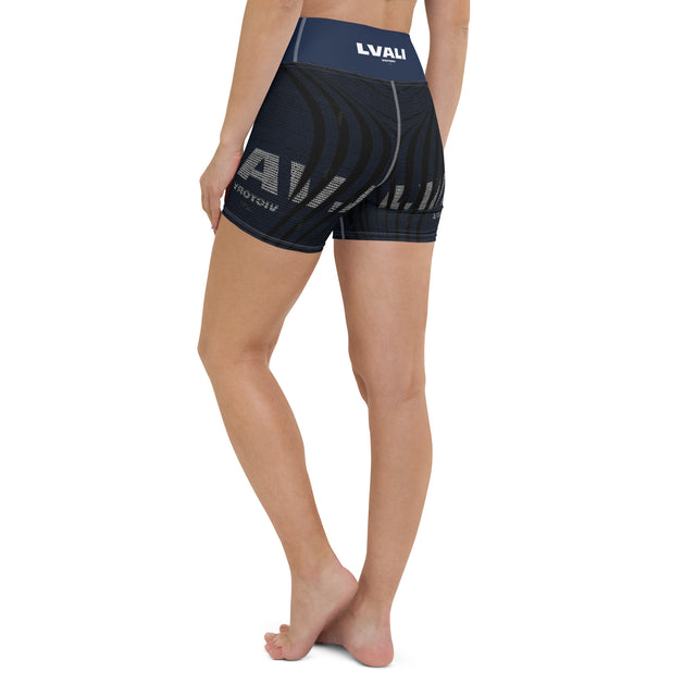 LVALI Blue Yoga Shorts