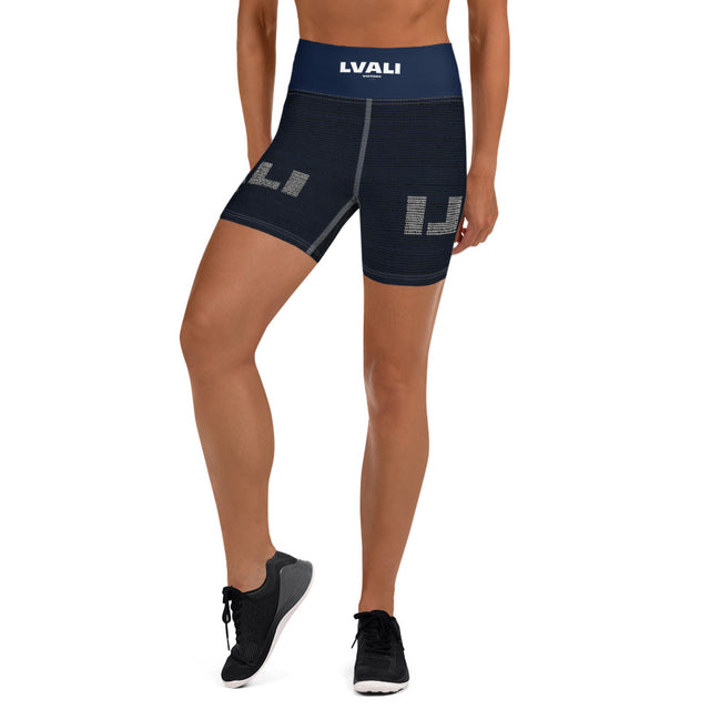 LVALI Blue Yoga Shorts