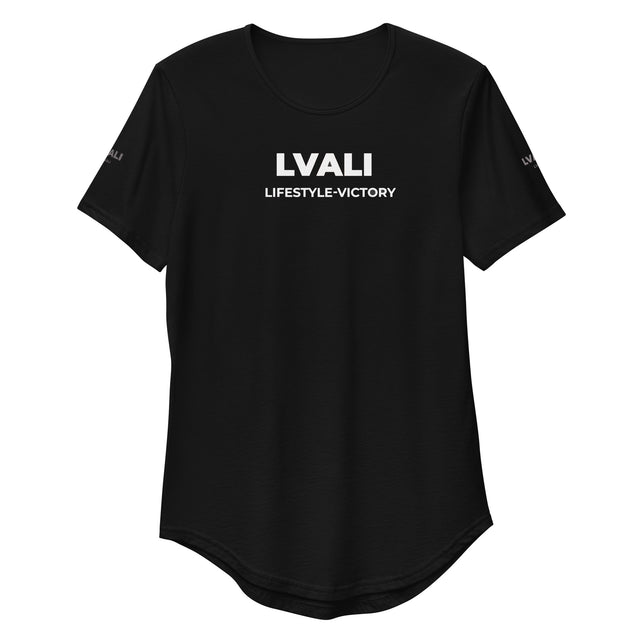 LVALI Pure Men's Curved Hem T-Shirt