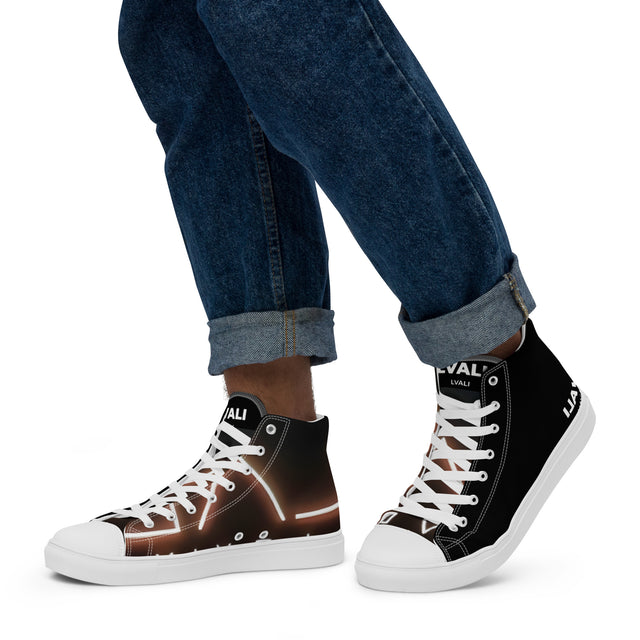 LVALI Men’s high top canvas shoes