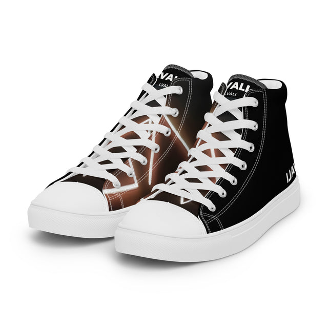 LVALI Men’s high top canvas shoes