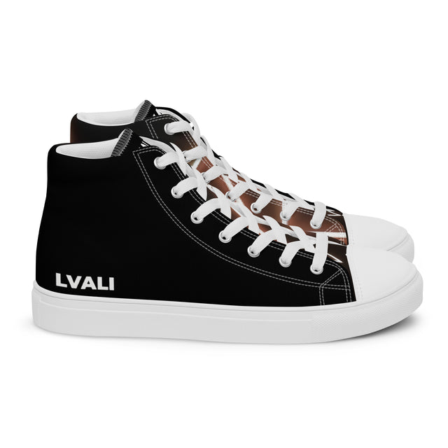 LVALI Men’s high top canvas shoes