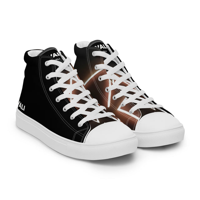 LVALI Men’s high top canvas shoes