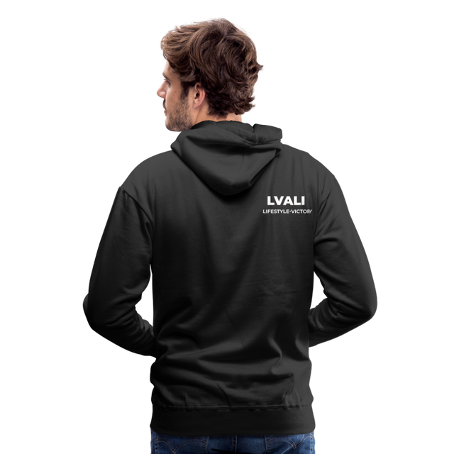 LVALI Pure Men’s Premium Hoodie - black