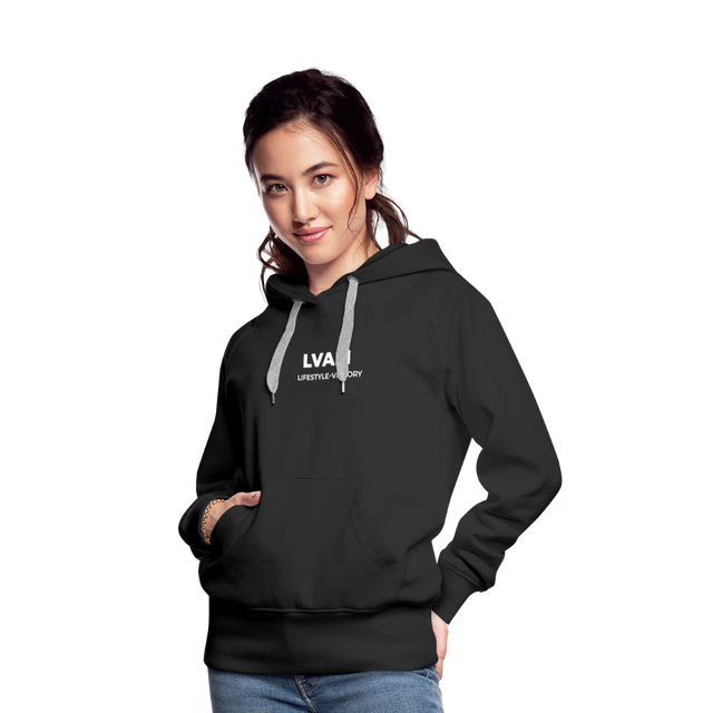 LVALI PURE Women’s Premium Hoodie - black