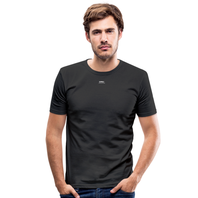 LVALI Pure Men's Slim Fit T-Shirt - black