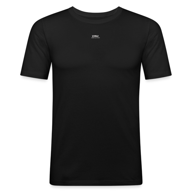 LVALI Pure Men's Slim Fit T-Shirt - black