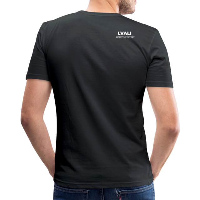 LVALI Pure Men's Slim Fit T-Shirt - black