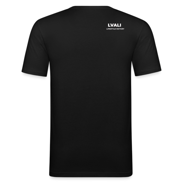 LVALI Pure Men's Slim Fit T-Shirt - black