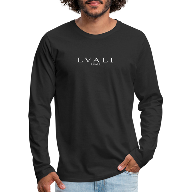 Men's Premium Longsleeve Shirt - black