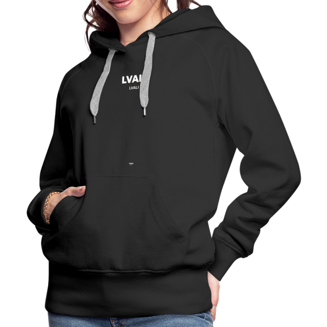 LVALI Bold Women’s Premium Hoodie - black