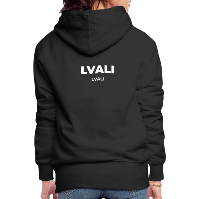 LVALI Bold Women’s Premium Hoodie - black